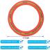 Flying Aero Discs, 6 Pack Sports Outdoor Pro Flyer Rings | Plastic Toy Ultimate Glider Toss Game for Kids and Adults (11 inches)