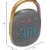 JBL Clip 4 - Portable Mini Bluetooth Speaker, big audio and punchy bass, integrated carabiner, IP67 waterproof and dustproof, 10 hours of playtime, speaker for home, outdoor and travel (Grey)