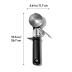 OXO Good Grips Classic Ice Cream Scoop,Black