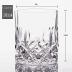 LEMONSODA Crystal Cut Old Fashioned Whiskey Glasses - Set of 4-10oz Ultra-Clear Premium Lead-Free Crystal Glass Tumbler For Drinking Bourbon, Scotch, Cocktails