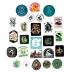 Conquest Journals Harry Potter Slytherin Vinyl Stickers, Unique Stickers Including Holograms, Waterproof and UV Resistant, Great for All Your Gadgets, Potterfy All The Things (60 Pack)