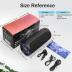 SOWO Waterproof Bluetooth Speaker Wireless- Portable Speaker Loud with Built-in Subwoofer and Tweeter, Extra Bass, Stereo Sound, IP67, Colorful Lights for Party, Outdoor, Camping - Black