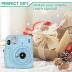 Fujifilm Instax Mini 11 Camera with Fujifilm Instant Mini Film (60 Sheets) Bundle with Deals Number One Accessories Including Carrying Case, Selfie Lens, Photo Album, Stickers (Blush Pink)