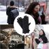 isotoner womens Womenâ€™s Spandex Cold Weather Stretch With Warm Fleece Lining Gloves, Black Heather, One Size US