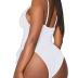 Viottiset Women's Ruched High Cut One Piece Swimsuit Tummy Control Bathing Suit Monokini
