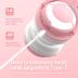YOWU RGB Cat Ear Headphone 3G Wireless 5.0 Foldable Gaming Pink Headset with 7.1 Surround Sound, Built-in Mic & Customizable Lighting and Effect via APP, Type-C Charging Audio Cable -Pink