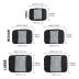 TravelWise Packing Cube System - Durable 5 Piece Weekender Plus Set (Black)