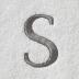 SKL Home Casual Monogram Hand Towel Set, S, 16x26, White 2 Count