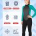 Wetsuit Men 4/5mm Womens Neoprene Full Body Thermal Scuba Diving Suits, 3/4mm One Piece Wet Suit Cold Water Swimsuits for Surfing Snorkeling
