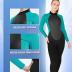 Wetsuit Men 4/5mm Womens Neoprene Full Body Thermal Scuba Diving Suits, 3/4mm One Piece Wet Suit Cold Water Swimsuits for Surfing Snorkeling