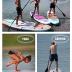 Highpi Inflatable Stand Up Paddle Board 11'x33''x6''W Premium SUP Accessories, Backpack, Wide Stance, Surf Control, Non-Slip Deck, Leash, Paddle and Pump,Standing Boat for Youth & Adult