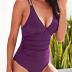 One Piece Swimsuits for Women Tummy Control Bathing Suits Sexy Criss Cross Back Swimwear