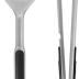 OXO Good Grips Grilling, 3pc Set - Tongs, Turner and Tool Rest, Black