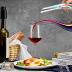 Wine Decanter Set, 1200ml Red Wine Iridescent Carafe With Bottle Opener, Stopper, Cleaning Beads and Wine Pour, Colorful Wine Aerator Gift Set Wine breather, Lead-free Crystal Glass Wine Accessories