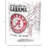 The University Of Alabama Whiskey Glass Set (2 Low Ball Glasses) - Contains Full Color Alabama Logo & Campus Map - Alabama Gift Idea for College Grads & Alumni - College Cocktail Glassware