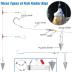 Saltwater Fishing Gear, 180pcs Saltwater Surf Fishing Tackle Kit Fishing Bait Rigs Saltwater Fishing Lures Spoon Fishing Hooks Pyramid Sinker Leaders Swivel Slip Bobbers Various Fishing Accessories
