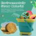 Beach Toys for Kids - Sand Toys Set includes Collapsible Sand Bucket Shovel and Sand Rake Toys for Beach 12 PCS, Sandbox Toys Sandcastle Building Kit with Waterproof Net (A)