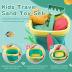 Beach Toys for Kids - Sand Toys Set includes Collapsible Sand Bucket Shovel and Sand Rake Toys for Beach 12 PCS, Sandbox Toys Sandcastle Building Kit with Waterproof Net (A)