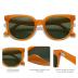 SOJOS Round Polarized Sunglasses for Women Fashion Trendy Style UV Protection Lens Sunnies Sunglasses SJ2175