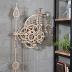 UGEARS Wooden 3D Puzzles for Adults Aero Clock - Mechanical Puzzles For Adults, Wall 3D Clock Puzzle with Pendulum Model Kit - DIY Miniature Kit Crafts For Adults - Gift for Dad, Men, Family - 320 Pcs