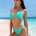beautyin Women's Bikini Swimsuit Triangle String Halter Two Piece Bathing Suits