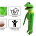 Kermit Frog Hand Puppet, Frog Plush,The Muppets Show, Soft Frog Puppet Doll Suitable for Role Play -Green, 24 Inches