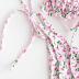 ZAFUL Women's Ditsy Floral Printed Swimsuit Underwired Knotted String Triangle Bikini High Cut Cheeky Bikini Set