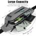 SINNO Large Fanny Pack for Men Women Belt Bag with 4-Zipper Pockets Waterproof Gifts for Running Sport Workout Hiking Travel Fashion Crossbody Waist Packs Phone Bag Purse Carrying All Phones