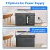 LEOTEC Portable AM FM Radio with Best Reception,Battery Operated or AC Power,Big Speaker,Large Tuning Knob,Clear Dial,Earphone Jack for Gift,Elder,Home Black