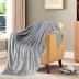 TOONOW Fleece Blanket Super Soft Cozy Throw Blanket 50" x 60", Lightweight Fuzzy Comfy Textured Flannel Blanket Warm Plush Throw Blankets for Couch, Sofa, Bed, Light Grey