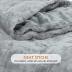 TOONOW Fleece Blanket Super Soft Cozy Throw Blanket 50" x 60", Lightweight Fuzzy Comfy Textured Flannel Blanket Warm Plush Throw Blankets for Couch, Sofa, Bed, Light Grey