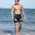 HUGE SPORTS Men's Rash Guard Swim Shorts Compression Swimming Jammer Cool Dry Active Swimsuit Workout Shorts Sports Tights