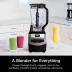 Ninja Blender, For-Smoothies, Salsa, Shakes, Slush, and-Frozen Drinks, Blender, Pitcher, and-Lid, Blender for-Kitchen, Crushes Ice, Fruit, and-Veggies, 1000-Watt, Dishwasher Safe, Black, NJ601AMZ​
