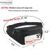 Fanny Pack for Men Women,Crossbody Waist Bag Pack,Belt Bag for Travel Walking Running Hiking Cycling,Easy Carry Any Phone,Wallet (Black)