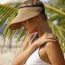 FURTALK Womens Sun Visor Hat Straw Sun Visors for Women Summer Packable Ponytail Beach Hats for Women Travel UPF 50+