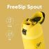 Owala Harry Potter FreeSip Insulated Stainless Steel Water Bottle with Straw, BPA-Free Sports Water Bottle, Great for Travel, 24 oz, Hufflepuff