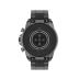 Fossil Men's Gen 6 44mm Stainless Steel Touchscreen Smart Watch, Color: Smoke (Model: FTW4059V/FTW4059R)