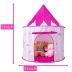 Princess Castle Play Tent with Glow in The Dark Stars, Foldable Pink Pop up Kids Tent Playhouse Toys, for Indoor Outdoor Toddler Children Girls Gifts Tent Girls Toys Age 3/4/5/6/7/8/9 Years Old