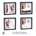 OtterPets Pet Memorial Dog Picture Frame, 4 Customizable Displays, 9x9", Paw Print Kit for Dogs, Pet Memorial Gift for Dogs, Loss of Dog Sympathy Gift, Dog Memorial Gift, Pet Paw Print Impression Kit, Cat Memorial Picture Frame, Dog Passing Away Gift