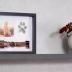 OtterPets Pet Memorial Dog Picture Frame, 4 Customizable Displays, 9x9", Paw Print Kit for Dogs, Pet Memorial Gift for Dogs, Loss of Dog Sympathy Gift, Dog Memorial Gift, Pet Paw Print Impression Kit, Cat Memorial Picture Frame, Dog Passing Away Gift