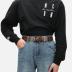 HOLMANSE Italian Vegetable Tanned Full Grain Leather Casual Jean Belt Men Genuine Leather Western Golf Cowboy Belt 7 Holes