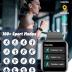 GRV Smart Watch for iOS and Android Phones (Answer/Make Calls), Watches for Men Women IP68 Waterproof Smartwatch Fitness Tracker Watch with Heart Rate/Sleep Monitor Steps Calories Counter (Black)
