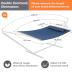 SUNCREAT Double Outdoor Hammock with Hardwood Spreader Bar, Extra Large Pillow, 475 lbs Capacity, Heavy Duty 2 Person Hammock, Blue