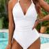 Aqua Eve Tummy Control Swimsuits for Women One Piece Bathing Suit Push Up Slimming Swimwear