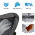 LHZK Cooler Bag, Jumbo Insulated Cooler Bag with Thermal Foam Insulation, Premium Cooler Tote Bag with Zipper, Collapsible Insulated Bag for Beach, Picnic, Travel, Food Transport (X-Large-50L, Gray)