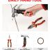 Tool Sets Household Tool Kit, 14-Piece General Home/Auto Repair Tool Set with Hammer, Pliers, Screwdriver Set and Toolbox Storage Case - Perfect for Homeowner, Diyer, Handyman (14-Piece)…