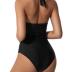 SUUKSESS Women Sexy Tummy Control One Piece Swimsuits Halter Push Up Bathing Suits