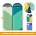 Camping Sleeping Bag, 32℉ Sleeping Bags for Adults Kids Teens Cold Weather Warm Sleeping Bag Winter for 3-4 Season Camping, Camping Gear Equipment, Traveling, and Outdoors