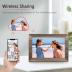 Canupdog 10.1 WiFi Digital Picture Frame, IPS Touch Screen Smart Cloud Digital Photo Frame with 16GB Storage, Wall Mountable, Auto-Rotate, Share Photos via Frameo App