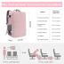 Taygeer Travel Backpack for Women, Carry On Backpack with USB Charging Port & Shoe Pouch, TSA 15.6inch Laptop Backpack Flight Approved, Nurse Bag Casual Daypack for Weekender Business Hiking, Pink